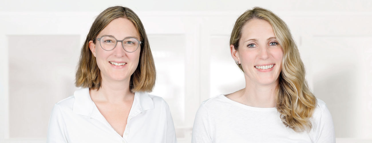 Die Frauenärztinnen Dr. Barbara Requadt und Dr. Stephanie Kleinholz